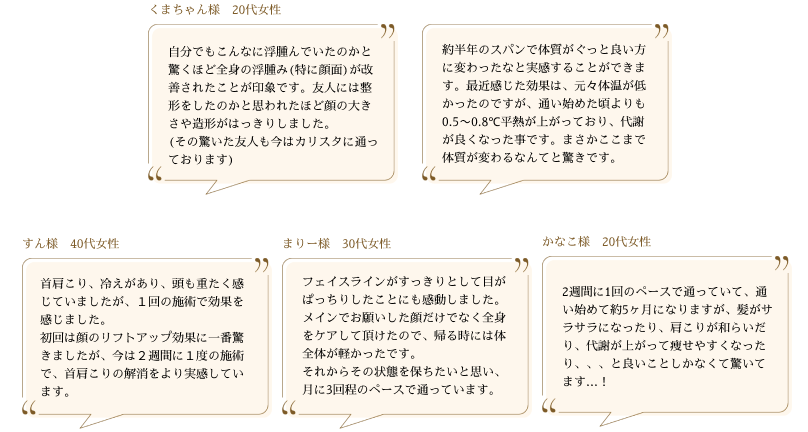 お客様の声